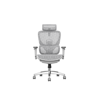 Prix usine Chaise design de bureau moderne Chaise ergonomique pivotante en maille Personnel commercial Chaise de jeu de bureau d'ordinateur avec repose-pieds