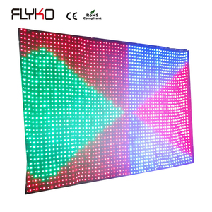 Sản phẩm sáng tạo cho Nhập Khẩu hiển thị video P50 <span class=keywords><strong>LED</strong></span> Video Rèm linh hoạt sân khấu Backdrop cho DJ Disco thiết bị - Product Image 5