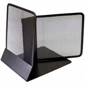 Organizador de escritorio de malla metálica, soporte para libros, estantería, sujetalibros, soporte para teléfono, sujetalibros únicos, estante de lectura - Product Image 3