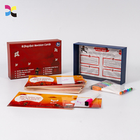 Boîte de jeu de cartes en feuille d'or étanche Matériau en papier de qualité supérieure pour ranger et jouer en famille pour les jeux de cartes magiques