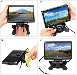 7 inch không dây sao lưu hệ thống camera 12V-24V không thấm nước cho xe tải xe buýt rvs 2.4G WIFI phía sau xem màn hình với tầm nhìn ban đêm - Product Image 3