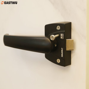 Karavan RV tuvalet tuvalet banyo yatak odası mat siyah kapı aksesuarları kolları kolları kolu kilitleri - Product Image 1