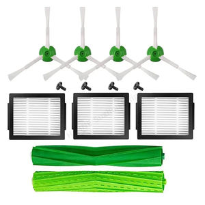 Brosses en caoutchouc multi-surfaces de rechange pour IRobot pour aspirateur <span class=keywords><strong>Roomba</strong></span> <span class=keywords><strong>I7</strong></span>/<span class=keywords><strong>i7</strong></span> + <span class=keywords><strong>I7</strong></span> <span class=keywords><strong>Plus</strong></span> E5 E6 pour usage domestique - Product Image 2