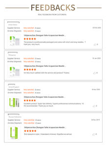 เข็มฝังเข็มแบบใช้แล้วทิ้ง,ปราศจากเชื้อทำจากสเตนเลสสตีลสินค้าขายดี - Product Image 5