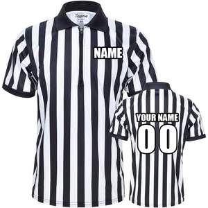 2025 chemise d'arbitre de style pro pour hommes avec fermeture à glissière personnalisée noms personnalisés numéros messages vêtements de sport - Product Image 5