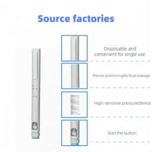 Customizable Anti Leak Liquid Disposable Injection <b>Pen</b> with Packaging <b>Box</b> Single Use 3ml Plastic Peptide Dosing Applicator - Product Image 3