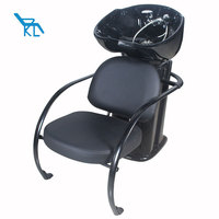 Kursi Cuci Rambut Salon Kecantikan Shangkangli, Kursi Backwash Shampoo Hitam untuk Salon, Kursi Cuci Rambut Laris