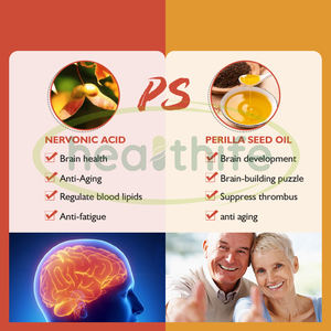 Suplemen kesehatan OEM kapsul Softgel asam sensionik minyak biji nilla - Product Image 4