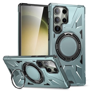 Funda Protectora para Teléfono con Anillo Magnético Antigolpes en las Cuatro Esquinas para Samsung S25 S24 Ultra, Funda Móvil Antigolpes - Product Image 5