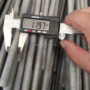 Hastes roscadas galvanizadas do mergulho quente do óxido preto do chapeamento do zinco DIN975 rosqueadas inteiramente para a construção - Product Image 4