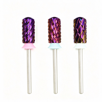 Foret en carbure de tungstène 4XC 5XC personnalisé en gros sous marque privée pour ponceuse à ongles électrique pour le polissage des ongles