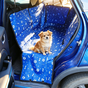 Asiento Elevador para Perros y Gatos con Bolsillo de Almacenamiento y Hebilla de Seguridad, Poliéster, Diseño Sólido, Duradero e Impermeable - Product Image 1