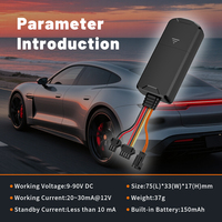 Dispositif de suivi GPS YG-T94PRO antivol avec suivi historique, surveillance à distance en temps réel, 2G+4G, prend en charge la détection ACC