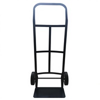 Carretilla de Mano de Acero Resistente de Dos Ruedas para Compras, Herramientas y Uso Industrial - Compatible con OEM