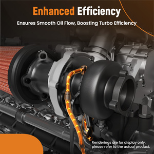 Linee di Alimentazione Olio Turbo per Audi A3 8P1 1.9 TDI/2.0 TDI <span class=keywords><strong>Hatchback</strong></span> 16V quattro, per Seat Altea 5P1 XL 5P8 5P5, per <span class=keywords><strong>Skoda</strong></span>, per VW - Product Image 5