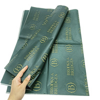 Papier cadeau personnalisé, papier d'emballage pour vêtements, papier de soie imprimé