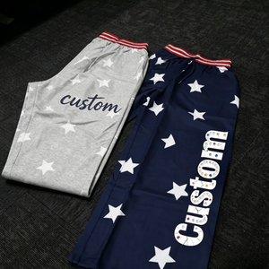 Men's 100% High Quality Cotton Sweatpants Custom <b>Trousers</b> <b>Elastic</b> <b>Waist</b> Heavyweight Baggy Casual Sports Streetwear Joggers - Product Image 1