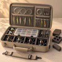 Étui de protection rigide en EVA pour outils de pêche, avec intérieur en mousse personnalisable, logo couleur, fabrication OEM en gros