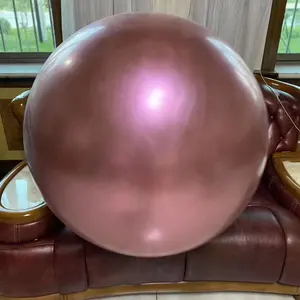 Balão gigante de látex metal cromado de 36 polegadas, atacado