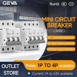 GEYA mini Disyuntor de alta calidad 20 amperios MCB disyuntor 1-63A AC tipo bajo voltaje DIN Rail <span class=keywords><strong>MACB</strong></span> - Product Image 4