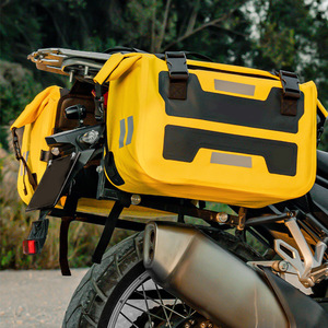 Sac de selle de moto tout-terrain grande capacité en PVC 500D imperméable, directement de l'usine - Ajustement universel, tailles personnalisables - Product Image 5