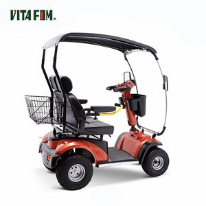 Vehículo eléctrico <span class=keywords><strong>de</strong></span> cuatro ruedas Scooter <span class=keywords><strong>de</strong></span> movilidad Ocio Cuatriciclo eléctrico Cuatriciclo con techo - Product Image 3