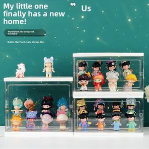 Étagère de <span class=keywords><strong>rangement</strong></span> pour boîtes mystères Pop Mart, vitrine transparente en <span class=keywords><strong>plastique</strong></span>, boîte de présentation pour poupées, boîte de <span class=keywords><strong>rangement</strong></span> pour figurines, empilable, moderne - Product Image 2
