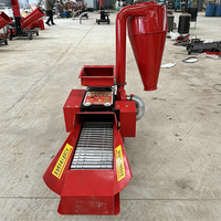 Broyeur mobile de paille et de foin avec cyclone de dépoussiérage pour paille humide et sèche, ensilage, alimentation du bétail