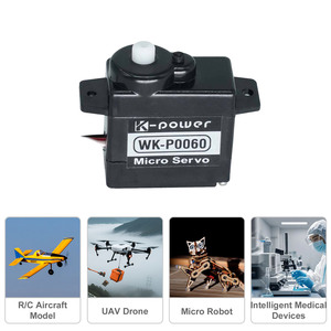 Kpower P0060 Mini Robot de Plástico con Engranajes, Pequeño Avión RC de Espuma con Motor Sin Núcleo de 6g - Product Image 2