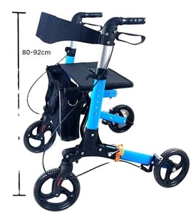 Andador <span class=keywords><strong>con</strong></span> Escalones para Rehabilitación, Ortopédico, para Fracturas de Tobillo, Andador para Adultos, Rollator, Ayuda para Caminar - Product Image 6
