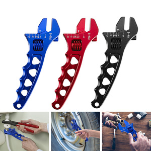 Clé réglable en alliage d'aluminium AN3 à AN12, taille impériale, pour connecteur de tuyau de refroidissement d'huile automobile, outil bleu rouge noir - Product Image 4