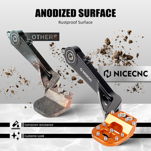 NICECNC Pédale de frein arrière de moto, plaque de marchepied, levier de commande pour <span class=keywords><strong>KTM</strong></span> 250 <span class=keywords><strong>390</strong></span> <span class=keywords><strong>Adventure</strong></span> 2020 2021 2022 <span class=keywords><strong>2023</strong></span> 2024 - Product Image 4