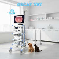 Équipement vétérinaire OSCAT EX-59, équipement médical vétérinaire, système d'endoscopie portable tout-en-un pour l'utilisation en clinique vétérinaire