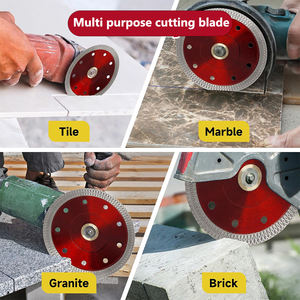 Lame de scie diamantée industrielle super fine de 4 pouces pour la coupe de céramique/porcelaine, disque de coupe en céramique, ensemble en boîte OEM - Product Image 4