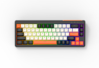 Teclado para Juegos Acer OAK224 de 67 Teclas, Membrana, Interruptor Rojo, Tri-Modo, Retroiluminación RGB, Anti-Ghosting, Resistente al Agua, Inclinación Ajustable para PC