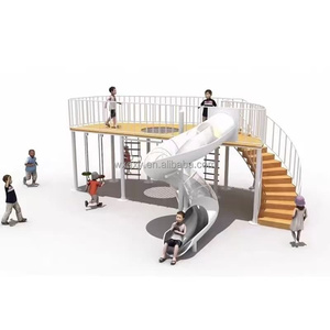 Customized QXY Stainless Steel Garden <strong>Slide</strong> for Adults Kids-Corrosion-Resistant Residential Educational Shopping Mall School - Product Image 6