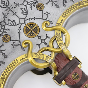 Marteau de Thor Mjolnir God <span class=keywords><strong>of</strong></span> <span class=keywords><strong>War</strong></span> <span class=keywords><strong>Ragnarok</strong></span> de 50 cm, réplique en métal avec runes nordiques, accessoire d'arme pour cosplay Comic Con - Product Image 4