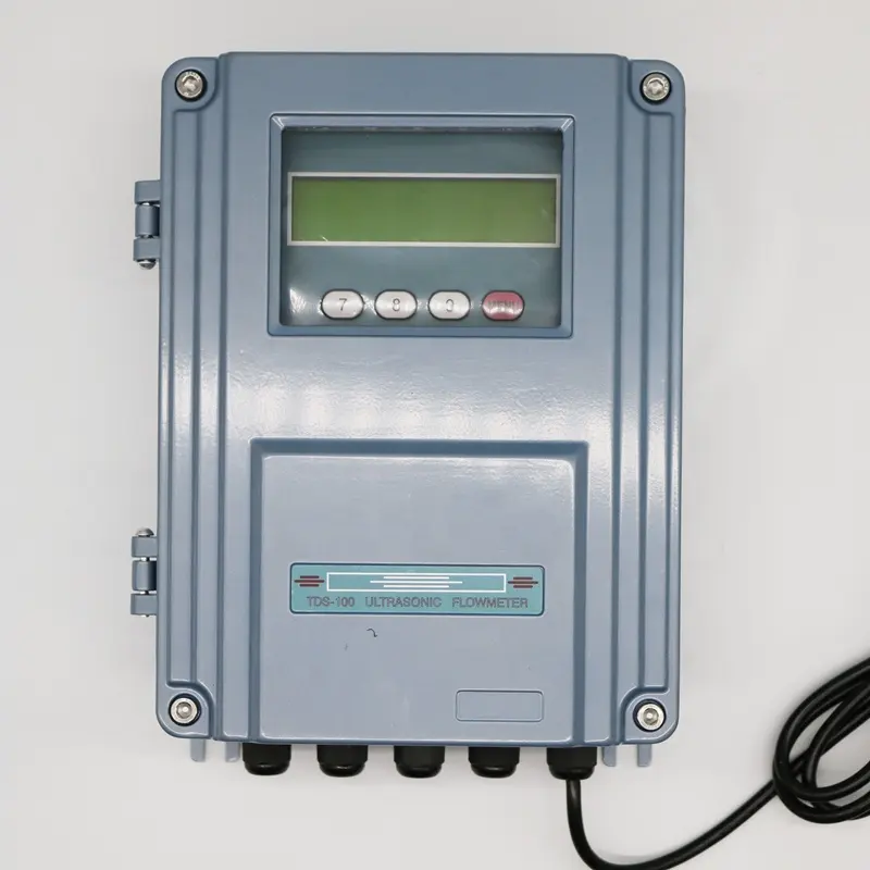 Medidor de fluxo ultrassônico portátil do medidor do fluxo do óleo hidráulico