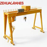 Prix de la grue portique automatique à double poutre HENAN ZEHUA conforme à la norme FEM pour l'extérieur, 80t, 150t, 300t, 450t