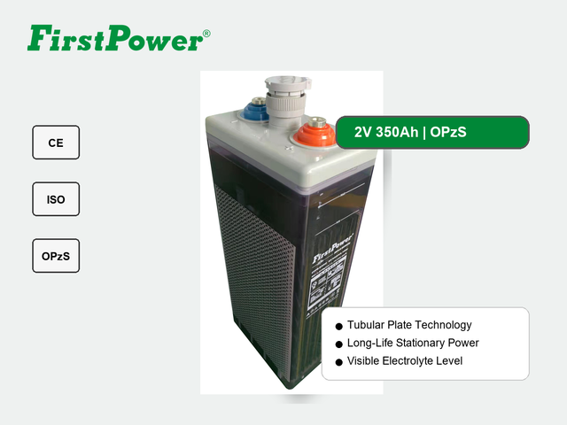 FirstPower CFPS2350 storage battery 2V 350Ah Tubular flooded Communication DC panel battery