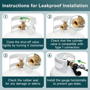 <span class=keywords><strong>Adaptateur</strong></span> de remplissage de cylindre en laiton pour réservoir 1LB Recharge de propane basse pression Remplacement de surface lisse pour <span class=keywords><strong>adaptateur</strong></span> existant - Product Image 6
