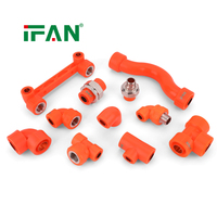 Raccords de plomberie PPR, connecteurs à insert en cuivre composite pour tuyaux PPR, directement de l'usine IFAN