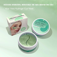Masque pour les yeux en hydrogel à la vitamine C, à l'aloe vera et au collagène, pour les cernes, hydratant, patch pour les yeux, gel pour les yeux en marque privée