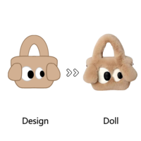 Sac en peluche chat réaliste personnalisé sac à main en peluche à fourrure personnalisé sac à monnaie en coton sac à dos fabricant OEM ODM