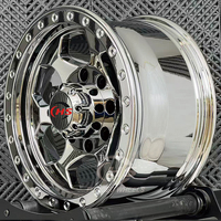 Jantes forgées chromées personnalisées 8x6.5 8*170 8*180 8*165.1 pour SUV tout-terrain Ford F-250/F-350 RAM 2500/3500 Silverado 2500/3500