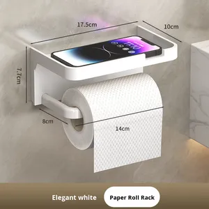 Support mural minimaliste pour <span class=keywords><strong>papier</strong></span> <span class=keywords><strong>toilette</strong></span> et porte-serviettes en plastique, idéal pour la maison - Vente transfrontalière à succès - Product Image 6