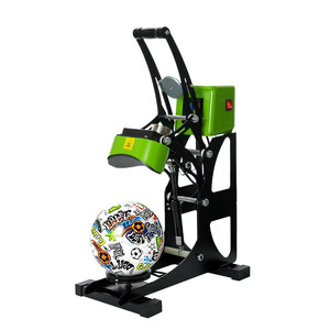 Máquina de Prensa de Calor Magnética Semiautomática para Balones, Calentador Curvo para Impresión de Logotipos Personalizados en Balones de Fútbol, <span class=keywords><strong>Baloncesto</strong></span> y Voleibol - Product Image 4
