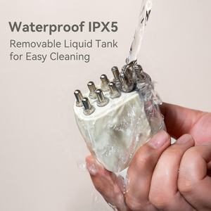 Masajeador de cabeza para cuero cabelludo, dispensador de aceite esencial eléctrico para el crecimiento del cabello, masajeador de cuero cabelludo con luz roja, aplicador de aceite para el cabello anticaída - Product Image 3