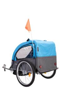 Remorque de vélo pour enfant, porte-enfant pliable à fixation arrière pour VTT avec freins à disque doubles, utilisation parent-enfant pour les voyages - Product Image 6