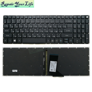 Clavier d'ordinateur portable rétro-éclairé RU pour Acer Aspire E5-573 772 522 532 E5-<span class=keywords><strong>574</strong></span> <span class=keywords><strong>V3</strong></span> 575 ES1 523 533 F5-771 claviers russes LV5P _ A50BWL - Product Image 2
